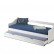 Двухспальная молодежная кровать HALMAR LEONIE 2 (белый)