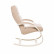 Кресло-качалка Leset Милано V18 бежевый Слоновая кость