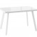 БОРГ-120(160)х80 стол раздвижной со стеклом, Белый/Белый