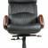 Офисное кресло Chairman 417 Россия нат.кожа/экокожа черная