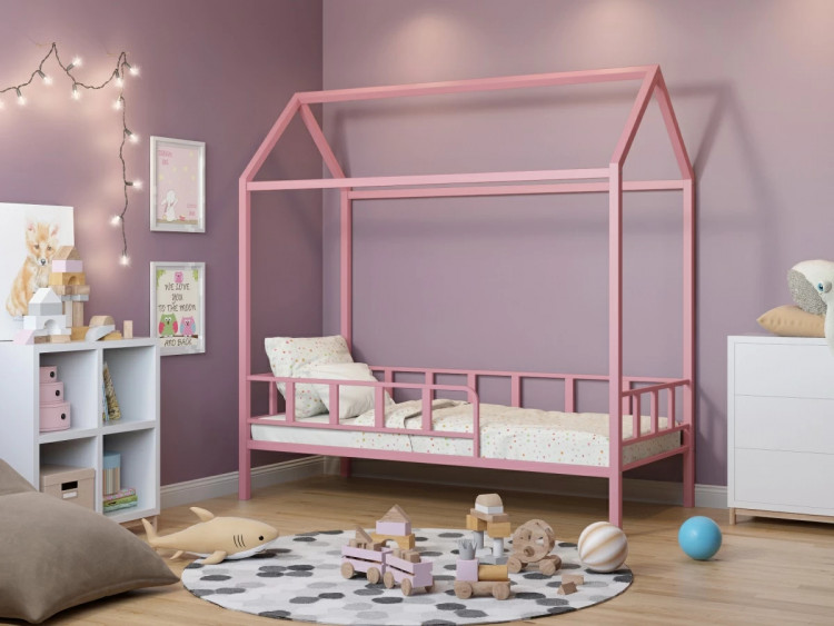 Кровать-домик Риччи Розовый