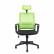 Кресло офисное / Бит / черный пластик / зеленая сетка / черная ткань