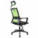 Кресло офисное / Бит / черный пластик / зеленая сетка / черная ткань