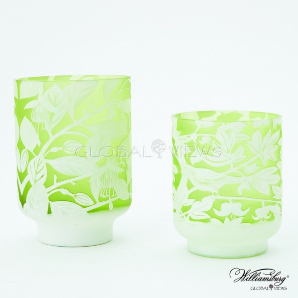 Ваза Emma's Bird Glass Vase-Green