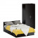 Кровать с ящиками 1400 + Шкаф 2-х створчатый Стандарт, цвет венге, ШхГхВ 143,5х203,5х70 + 90х52х200 см., сп.м. 1400х2000 мм., б/м, основание есть