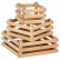 Набор ящиков деревянных для хранения Polini Home Boxy, 3 шт., натуральный