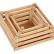Набор ящиков деревянных для хранения Polini Home Boxy, 3 шт., натуральный