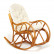Кресло-качалка VIENNA (разборная) / без подушки / ротанг top quality, 58x133x102 см, Cognac (коньяк)