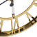 79MAL-5728-68G Часы настенные цвет золото d50см