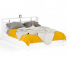Камелия Кровать 1600, цвет белый, ШхГхВ 163,5х217х78,2 см., сп.м. 1600х2000 мм., без матраса, основание есть