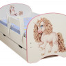 Кровать детская Единорог, с фотопечатью с 1-м ящиком 800*1600 лдсп белый