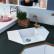 Кухонная каменная мойка 80x50 Polygran RIFF-800 черная
