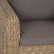 Кресло "Кальяри" из искусственного ротанга, цвет соломенный