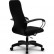 Кресло для руководителя Метта SU-CP-10P (SU-СК130-10P) PL черный, ткань, крестовина пластик, пиастра