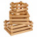 Набор ящиков деревянных для хранения Polini Home Basket, 3 шт., лакированный