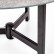 Журнальный столик HALMAR TWINS (комплект) (сталь, стекло, эмитация камня, коричневый)
