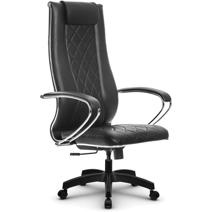 Кресло для руководителя Метта L 1m 50M/K116 черный, MPES, топ-ган, крестовина пластик