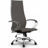 Кресло для руководителя Метта B 1m 8K1/K131 (Комплект 8.1) серый, MPRU, крестовина хром