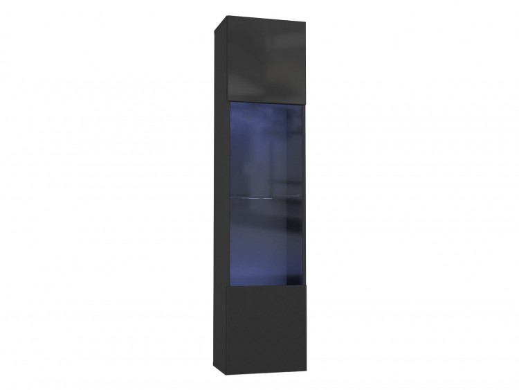Шкаф-витрина с подсветкой ПМ: НК-Мебель Point Тип-42 шкаф навесной