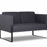 Двухместный диван Тренд 1280х780 h780 Рогожка Twist  Grey (серый)