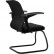 Кресло для посетителя Метта SU-M-4/подл.160/осн.008 черный, сетка/ткань