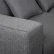 Модульный диван Blink Night отделка ткань кат. C (Moulin 991490-77 grey), черные ножки, EU  MDI.SF.TEL.1057