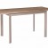 НЕЛЬСОН-110(155)х68, стол раздвижной, Дуб гладстоун/Каппучино