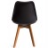 Комплект из 4-х стульев Eames Bon чёрный