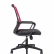 Кресло офисное / Бит LB / черный пластик / красная сетка / черная ткань