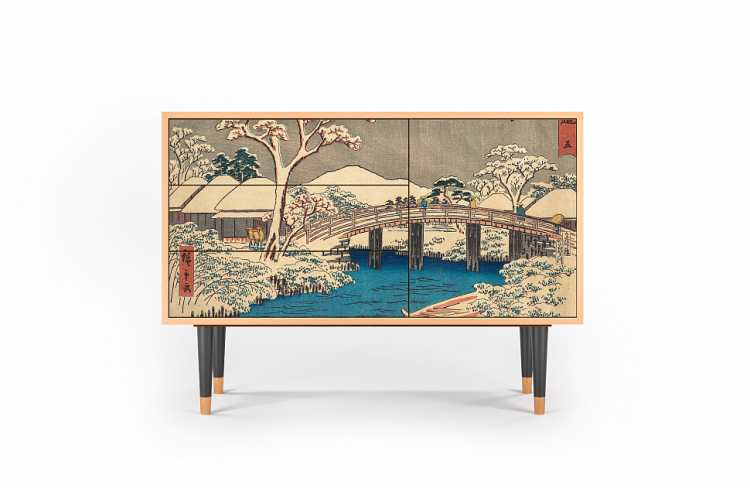 Комод Katabira River by Utagawa Hiroshige S3