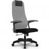 Кресло для руководителя Метта SU-BU158-10 PL светло-серый, ткань, крестовина пластик
