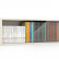Полка книжная С-МД-КН01, цвет дуб, ШхГхВ 83х25х30 см., стеклянные дверцы