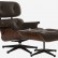 Кресло Eames Lounge Chair & Ottoman коричневое /палисандр
