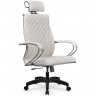 Кресло для руководителя Метта L 2c 44C/K116 белый, MPES, топ-ган, крестовина пластик