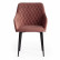 Кресло BREMO (mod. 708) ткань/металл, 58х55х83 см, высота до сиденья 48 см, коралловый barkhat 15 /черный