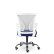 Компьютерное кресло  СН-800 Энжел белый хром Ср E71/Е53-к (серебристый/темно-синий)