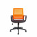 Кресло офисное / Бит LB / черный пластик / оранжевая сетка / черная ткань