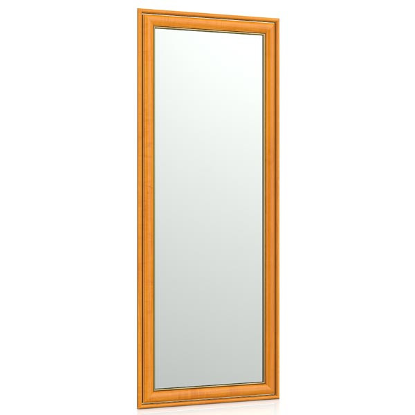 Зеркало 120 вишня, ШхВ 40х100 см., зеркала для офиса, прихожих и ванных комнат, горизонтальное или вертикальное крепление