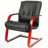 Офисное кресло Chairman 653V Россия черная нат.кожа/экокожа