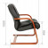 Офисное кресло Chairman 653V Россия черная нат.кожа/экокожа