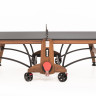 Теннисный стол складной для помещений &quot;RASSON PREMIUM T03 Indoor&quot; (274 х 152,5 х 76 см, натуральный орех) с сеткой