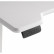 Компьютерный стол Notta - собственное производство Маркос с механизмом подъема 120х75х75 белый / шагрень белая