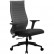 Кресло для руководителя Метта B 2b 19/2D (Комплект 19/2D) темно-серый, ткань, крестовина пластик