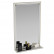 Зеркало 121П белый, ШхВ 50х80 см., с полкой, зеркала для офиса, прихожих и ванных комнат