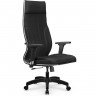 Кресло для руководителя Метта L 1m 46/2D черный, MPES, топ-ган, крестовина пластик