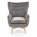 Кресло для отдыха HALMAR MARVEL (серый - черный)