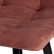 Стул барный CHILLY (mod.7095) ткань/металл, 50х44х104 см, высота до сиденья 76 см, коралловый barkhat 15 /черный