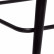 Стул барный CHILLY (mod.7095) ткань/металл, 50х44х104 см, высота до сиденья 76 см, коралловый barkhat 15 /черный