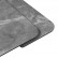 Стол Arthur раскладной 120-184x80x75см, керамогранит серый мрамор Greys Grey, чёрный