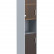 Шкаф колонка с малой глухой и стеклянной дверьми СУ-1.4(L) Венге Магия/Металлик 406*365*1975 IMAGO